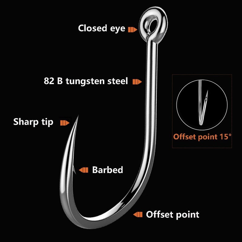 AMHDV 300Pcs/ 500Pcs/ 1000Pcs Small Fishing Hooks, 10 Different Sizes Tiny Fish Hook Set for Freshwater - Image 5